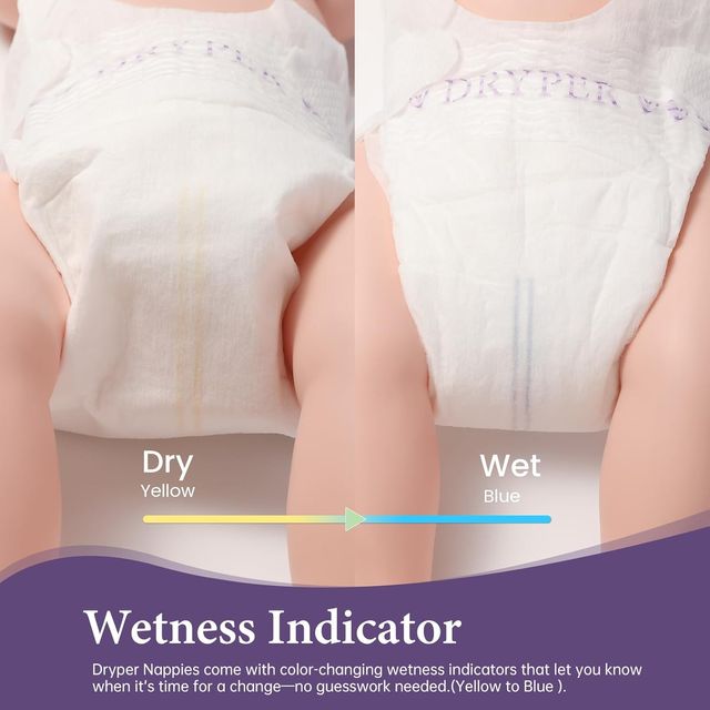 DRYPER Talla 3 Pañales (6-11kg) Hipoalergénicos