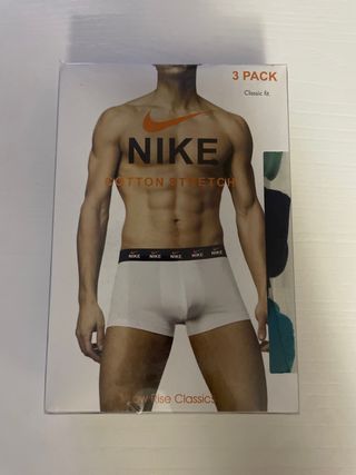 Boxers Nike 3 Pack Talla L color verde negro azul