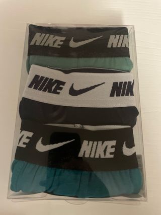 Boxers Nike 3 Pack Talla L color verde negro azul