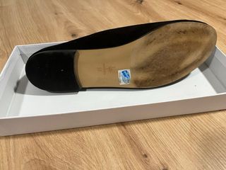 Bailarinas LT de ante negro y con lazo, talla 39