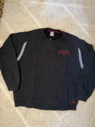 Sudadera Nike Air Retro Y2K Negra Talla L