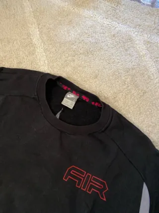 Sudadera Nike Air Retro Y2K Negra Talla L