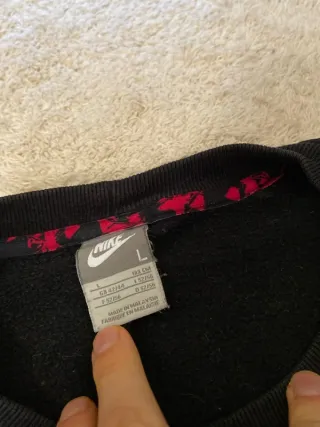 Sudadera Nike Air Retro Y2K Negra Talla L