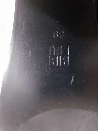 Chollo-Botines Bibi Lou ante negro tachuelas nuevo