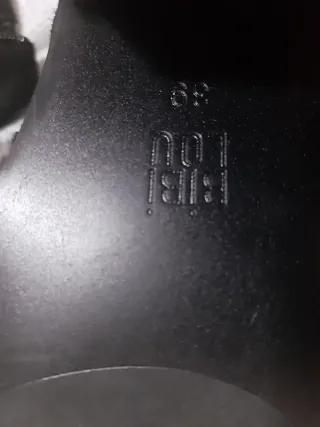 Chollo-Botines Bibi Lou ante negro tachuelas nuevo