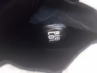 Chollo-Botines Bibi Lou ante negro tachuelas nuevo