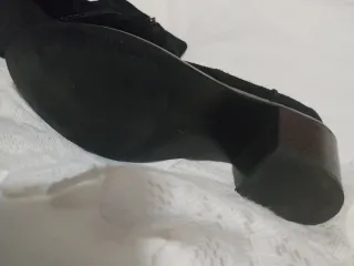 Chollo-Botines Bibi Lou ante negro tachuelas nuevo