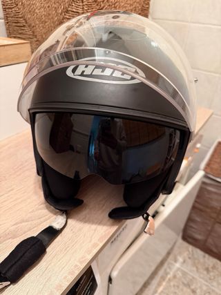 Casco Moto Jet HJC I40 Negro Mate
