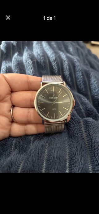 Reloj Nowley Malla Metálica Gris