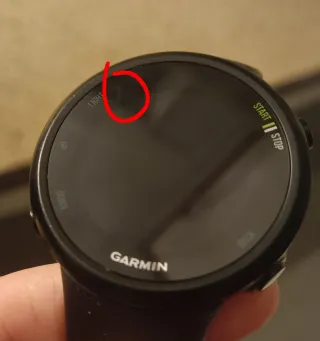 Garmin Forerunner 45 + caricatore + cinturino bianco