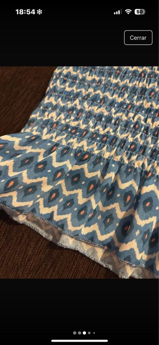 Blusa manga corta estampada