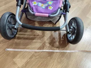 Carrello per bambole doppio viola