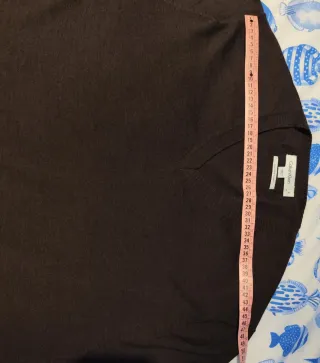 Maglione Calvin Klein Uomo Scollo a V Marrone Tagl