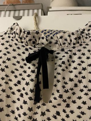 Vestido Mini Baby Doll Negro Blanco