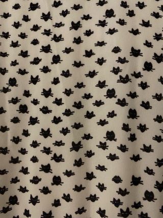 Vestido Mini Baby Doll Negro Blanco