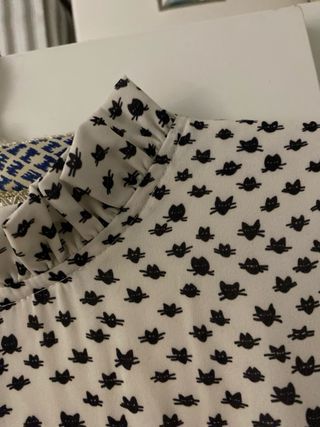 Vestido Mini Baby Doll Negro Blanco