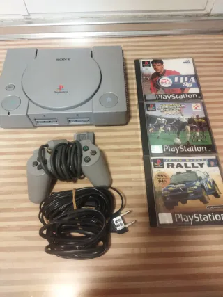 Consola Sony PlayStation 1 Gris + Juegos
