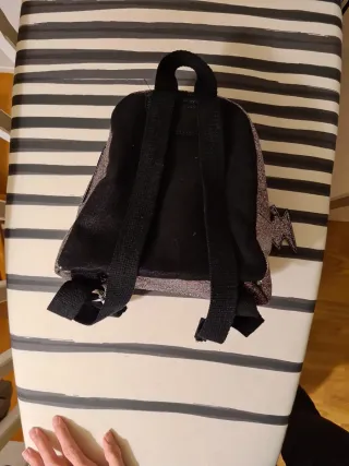 Mochila niña paseo lentejuelas estrellas y corazón