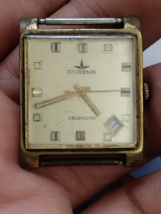 Orologio da polso Dugena vintage con calendario