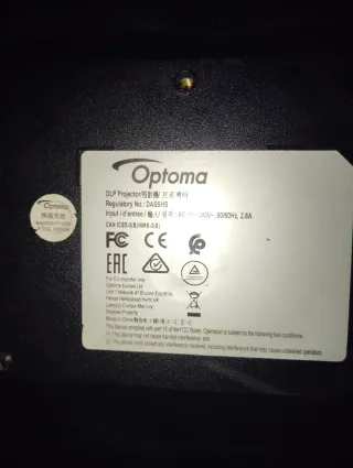 Proyector Optoma Negro