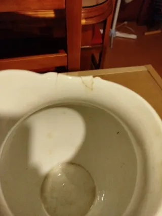 Jarra y palangana Cartuja Sevilla antigua