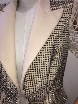 ANTONIO BERARDI Giacca Beige/Argento