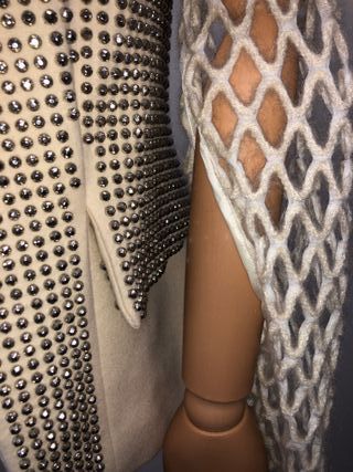 ANTONIO BERARDI Giacca Beige/Argento