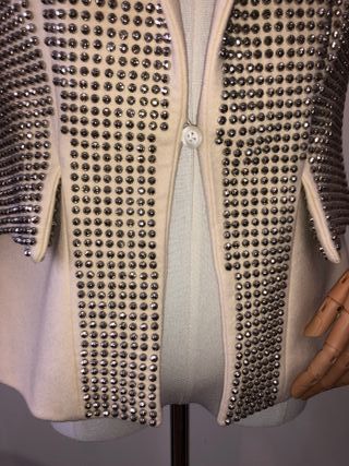 ANTONIO BERARDI Giacca Beige/Argento