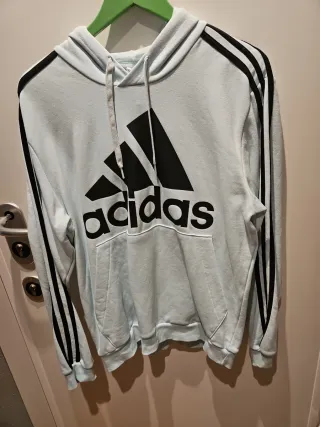 Sudadera Adidas azul con logo