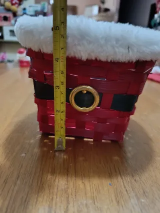 Cestino natalizio Babbo Natale