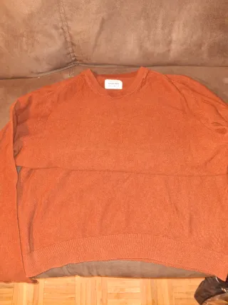 Jersey Sfera Hombre marrón. Da poca talla.