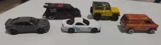 Lote 5 Coches Hot Wheels premium