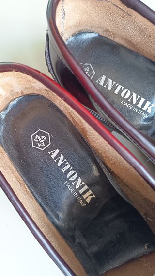 ANTONIK Loafer Pelle Abrasivata N.44