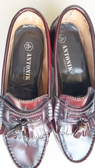 ANTONIK Loafer Pelle Abrasivata N.44