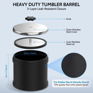 NUEVO - Kit Pulidor Piedras Rock Tumbler