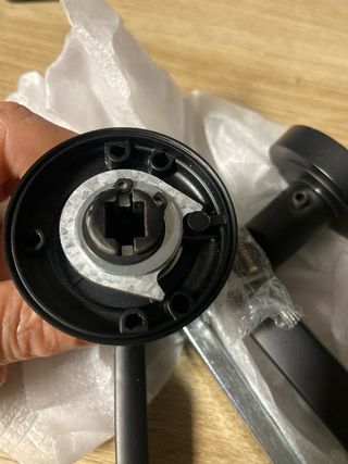 Manillas negras para puerta