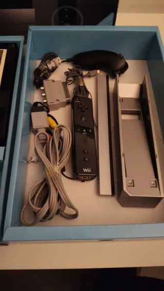 Nintendo Wii Nera con scatola