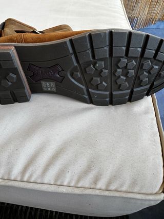 Botines de piel auténtica marrones