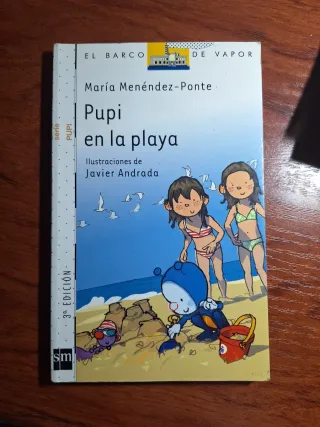 Pupi en la playa