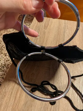 Borsa da festa con strass e cinture abbinate