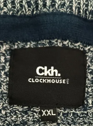 Jersey Clockhouse Talla XXL Rayas Azules/Grises