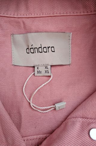 Cazadora vaquera rosa