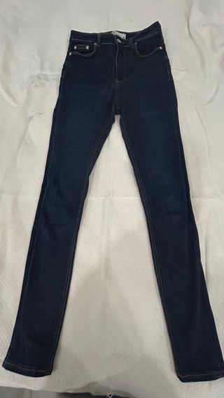 Jeans Zara Woman Azul Oscuro talla 34
