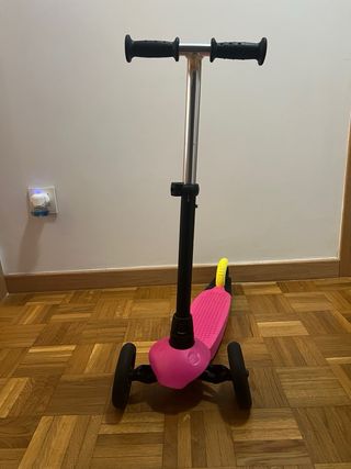 Patinete 3 ruedas rosa