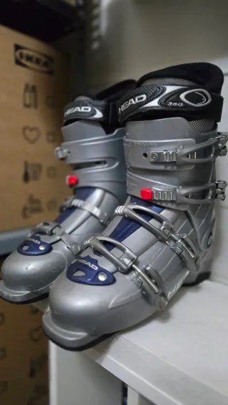 Botas de esquí HEAD EZON 7.5 plateadas