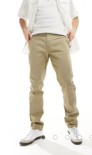 Pantalones Dickies Slim Fit 30x32 Beige