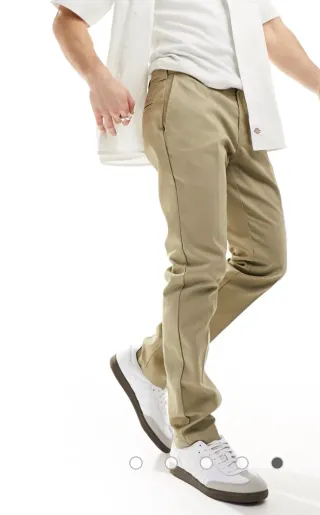 Pantalones Dickies Slim Fit 30x32 Beige