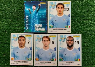 5 figurine Panini Lazio 2025/26