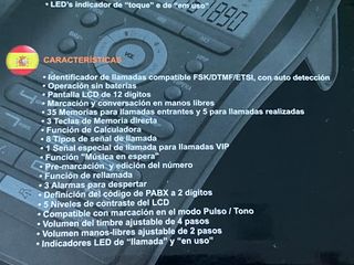 Teléfono fijo HAEGER ODIN GCE6019+