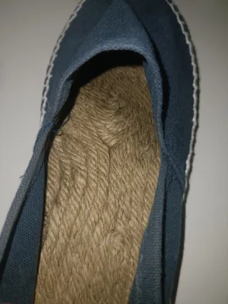 Alpargatas azules